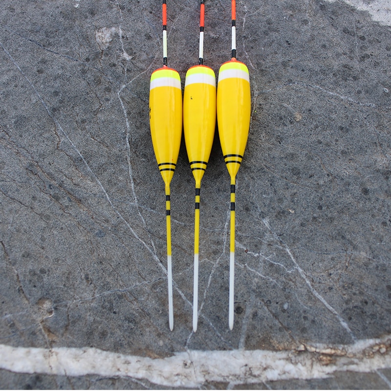 WLPFISHING 3 pièces/lot flotteurs de pêche Balsa flotteur petit poisson crevettes flotteurs peu profonde stoppeur accessoire de pêche attirail