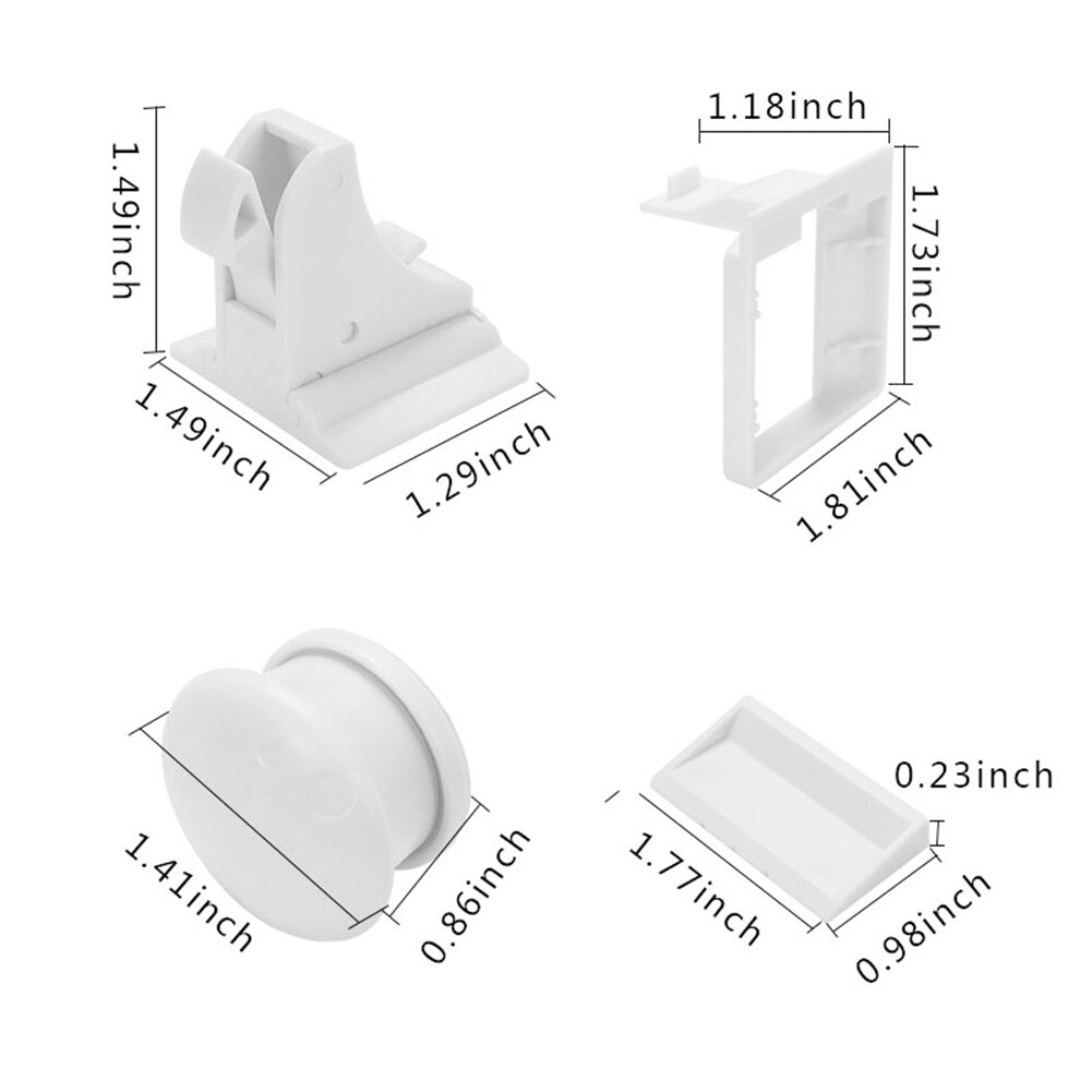 Baby Safety Cupboard Lock Invisible Magnetic Cabinet Locks Child Kid Proof Latches Punch Free WXV: Default Title