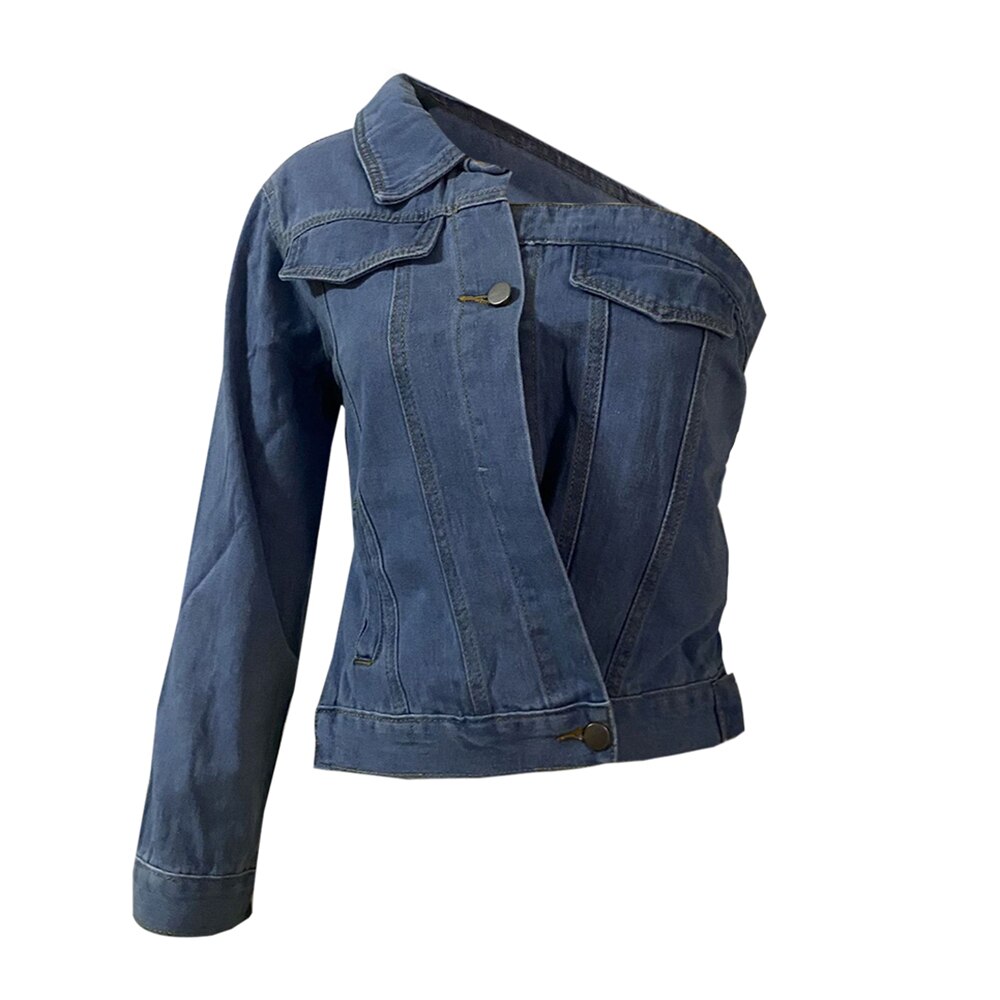 Denim jakke kvinder kæreste jean frakke streetwear harajuku vintage efterår grundlæggende overtøj damer piger