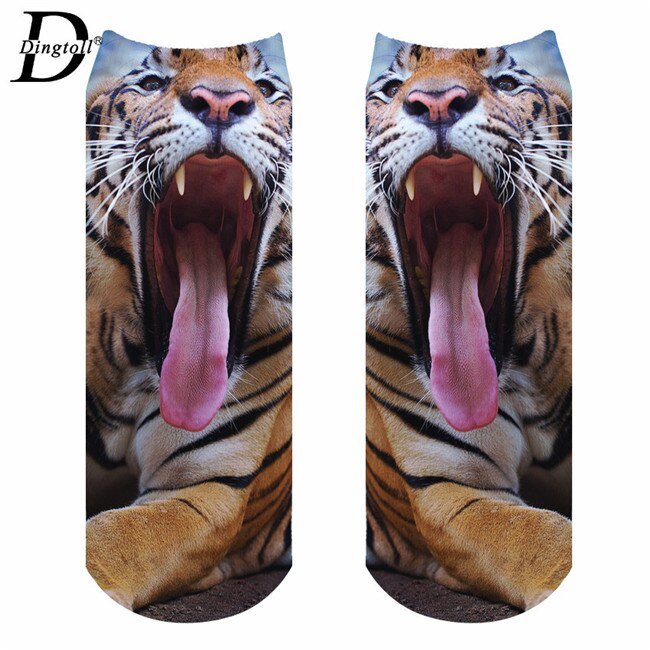 BAEKADOO Unisex Casual algodón 3D dibujos animados impreso Calcetines: A125