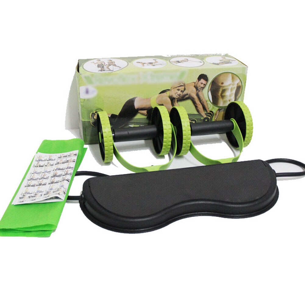 Ab Roller Wiel Roller Buik Oefeningen Apparatuur Taille Afslanken Trainer Voor Buikspieroefening Home Gym: Default Title
