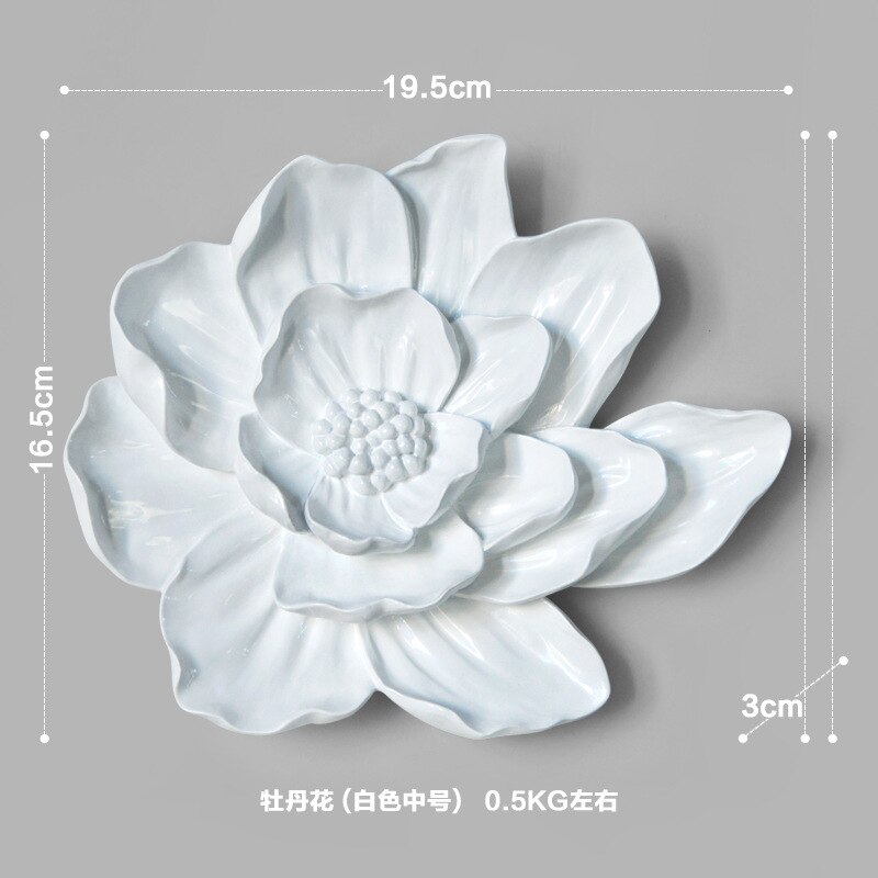 3D Stereo Harz Lotus Fisch Blumen Handwerk Dekoration Europäischen Wohnzimmer Hause Wand Hängen Fische Wandbild Kreative Wand Aufkleber: 2