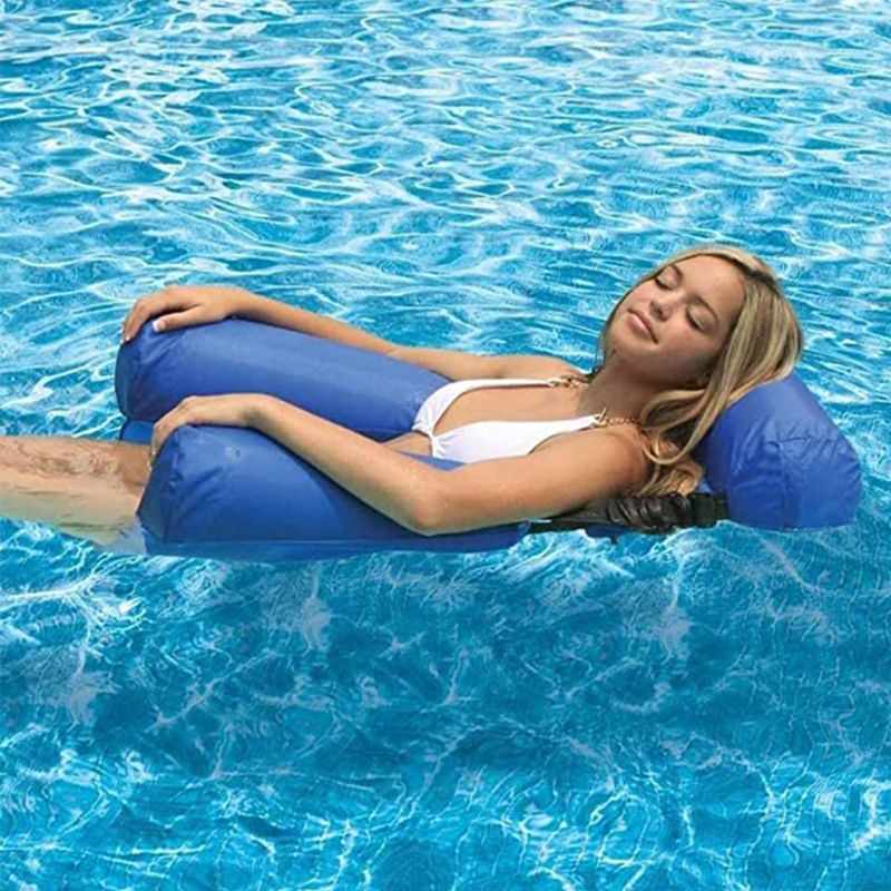 Hangmat Opblaasbaar Zwembad Float Multifunctionele Zomer Zwembaden Water Stoel