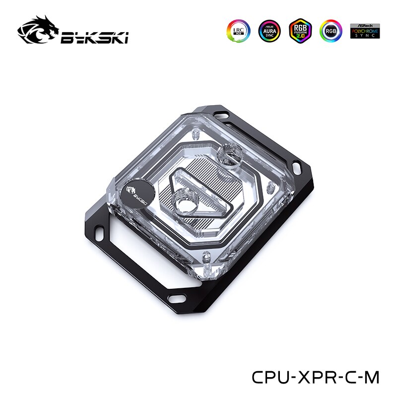 Bykski CPU Water Block Compatible Ryzen 7,5,3,AM4 AM3+,AM3,AM2+,AM2,FM2+,FM2,FM1 ,Processor Cooler,CPU-XPR-C-M