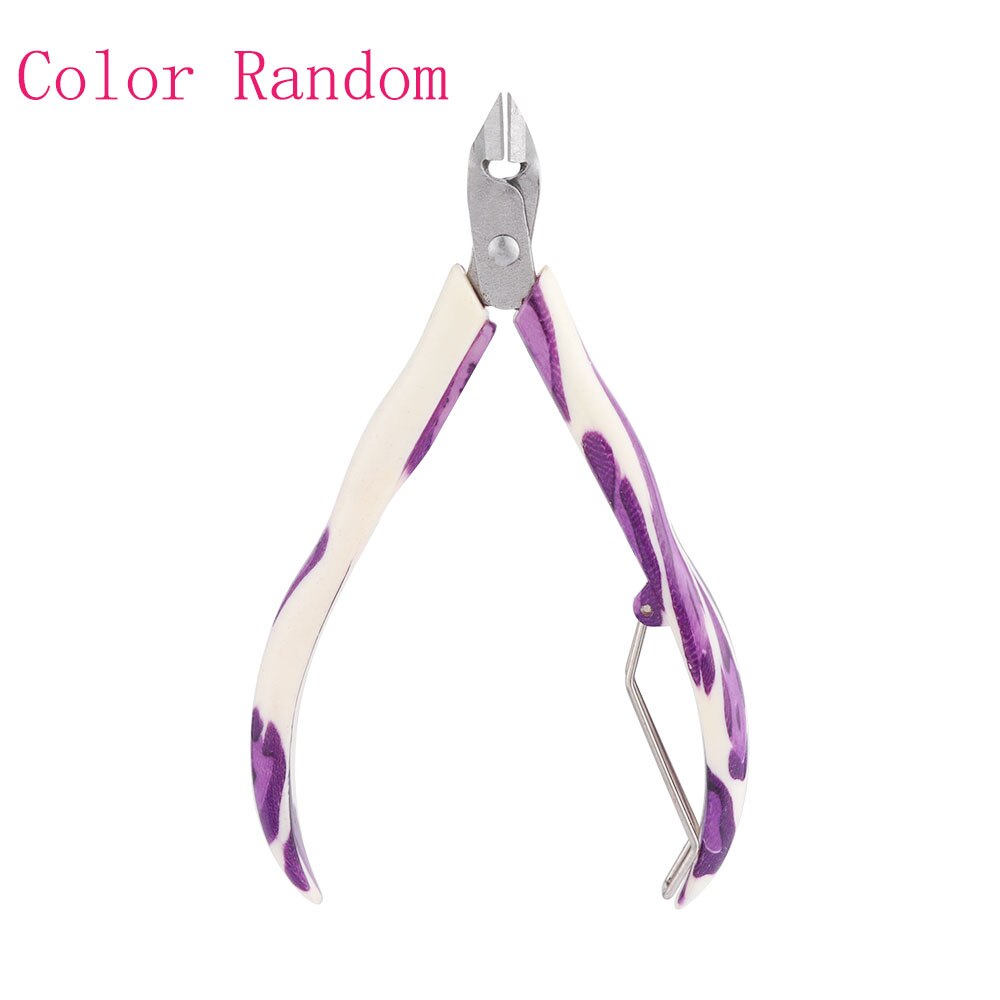Easy Toenail Scissor Trimmer Grip Cutter Clipper Manicure Toenail Pedicure Tool Nipper Cuticle Scissors Nail Care: multicolor
