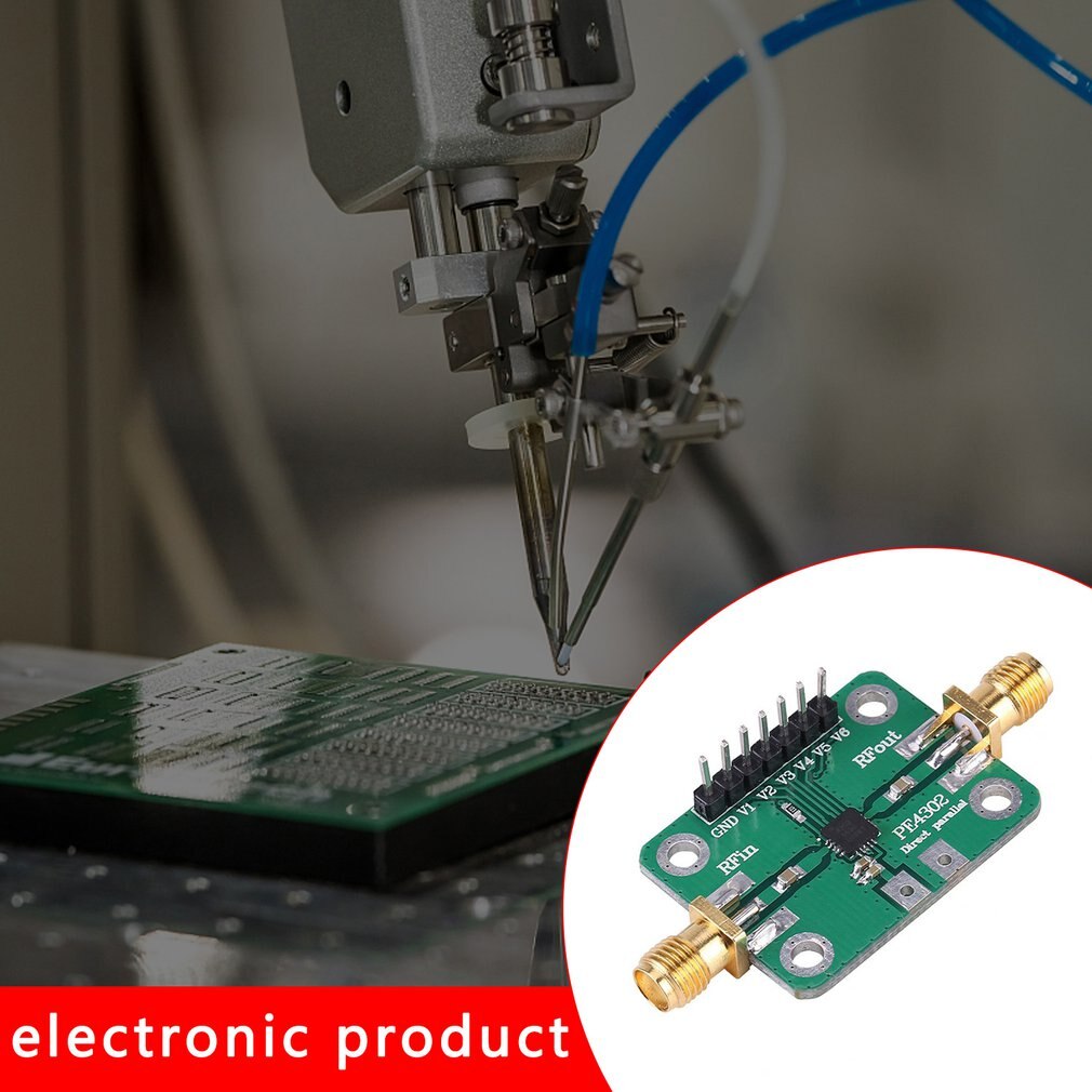 PE4302 numerisch Kontrolle RF Abschwächer Modul parallel sofortige/Seriellen Modus Bandbreite 1MHz-4GHz 0 ~ 31,5 DB