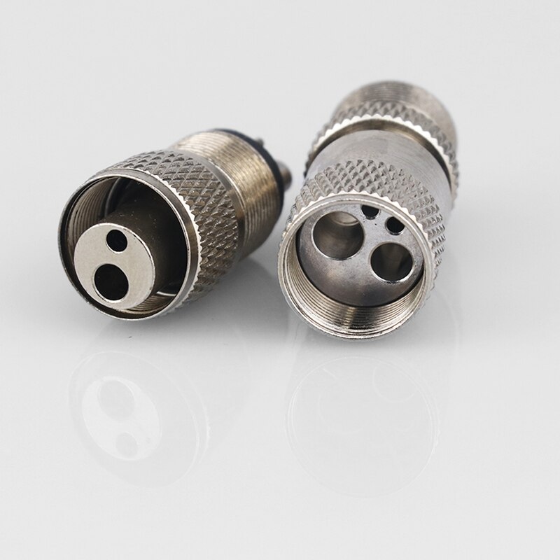 Adaptador de pieza de mano de turbina Dental, conector cambiador de 4 orificios y 2 orificios para pieza de mano de alta velocidad, piezas de repuesto, manguera de tubo de herramienta