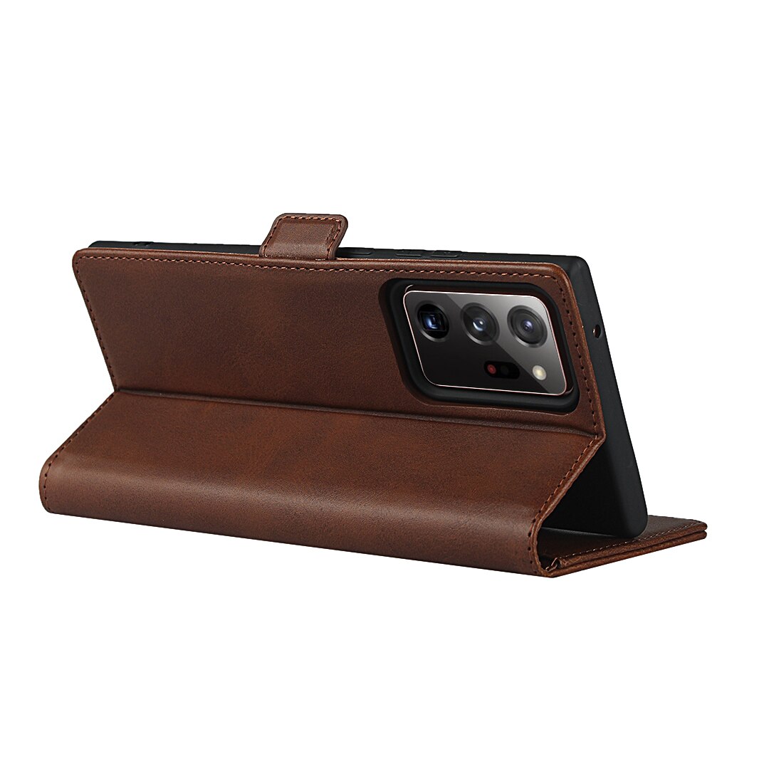 Skórzane etui do Samsung Galaxy Note 20 Ultra 6.7 "6.9" etui z klapką etui na karty magnetyczne przyciąganie pokrywy skrzynka portfel etui