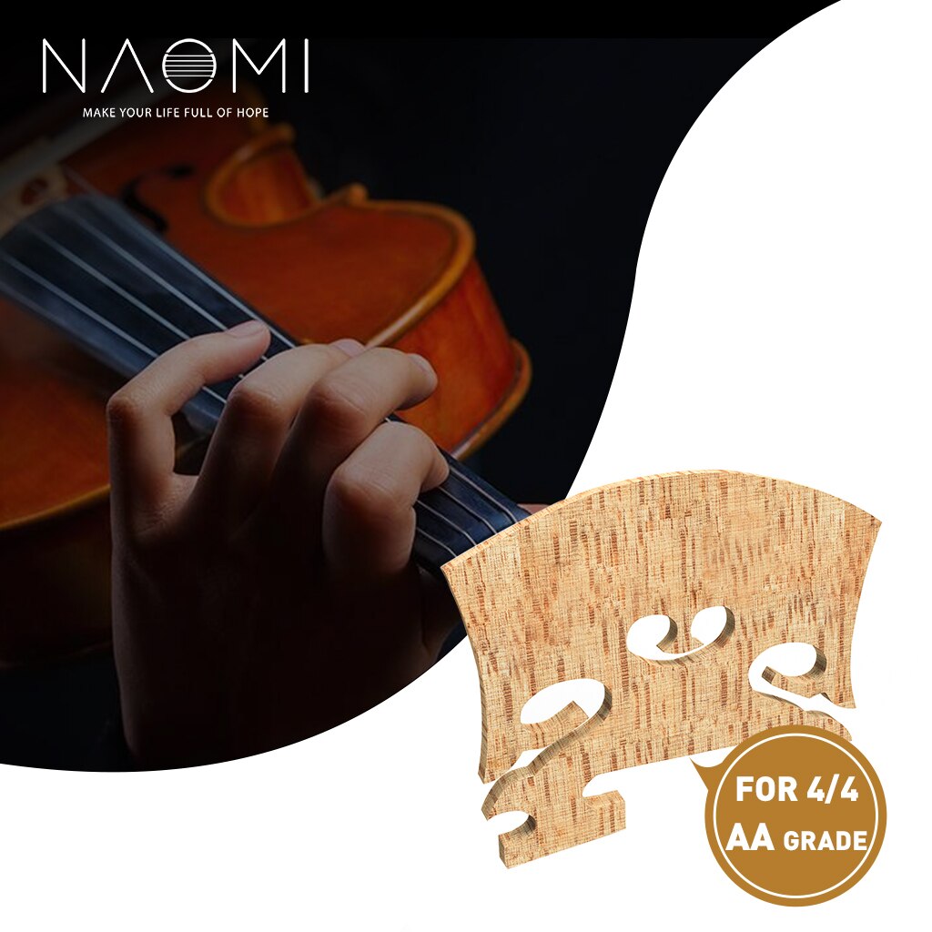 Puente de Violín de grado AA, accesorio de Arce, 4/4, Alemán/francés/barroco, uso duradero: Baroque-1
