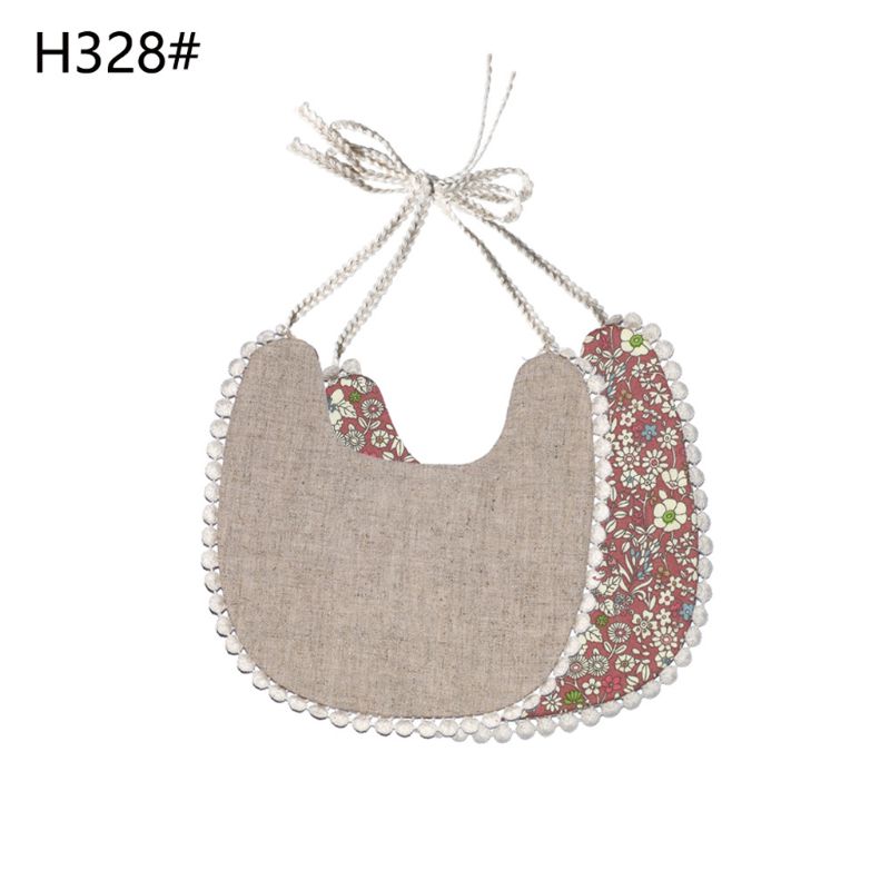 Baby Slabbertjes & Spuugdoekjes - Katoen Dubbellaags - Bloemendruk - Unisex Baby Peuter: 328