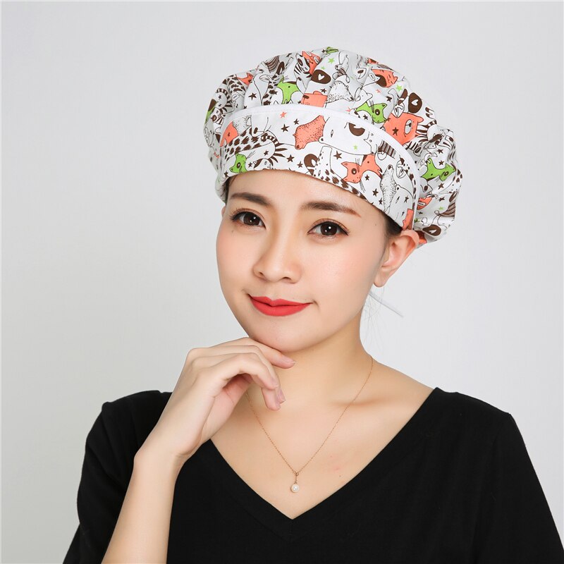 unisex Elastische Einstellbare Kappen Cafe Bar Küche Restaurant Hotel Bäckerei Kellner Arbeit Hüte Atmungsaktive Koch Uniformen Werkstatt Kappen