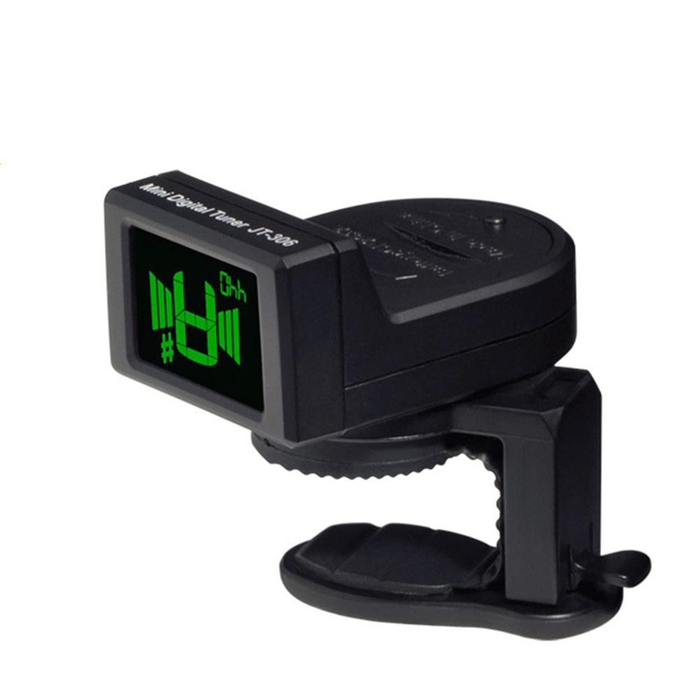 Joyo JT-306 Mini Gitaar Tuner Digitale Lcd Clip On Tuner Voor Elektrische Akoestische Klassieke Gitaar Chromatische Gitaar Bas: Default Title