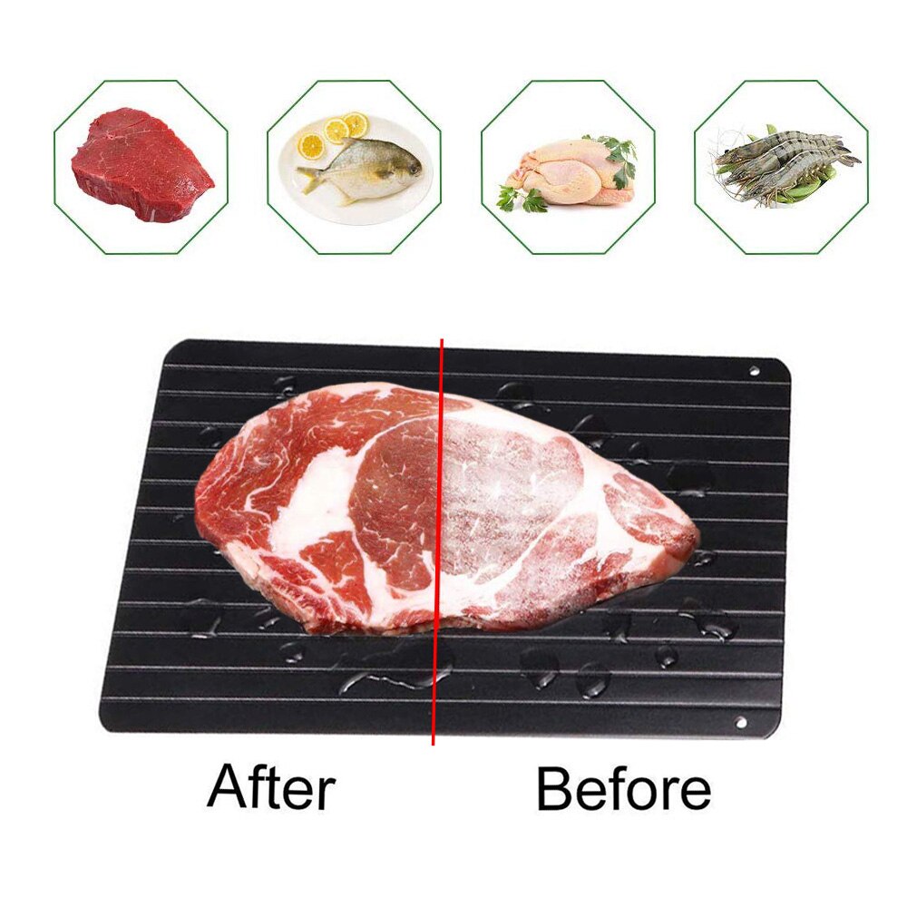 Fast Defrosting Tray Food Meat Fruit Thaw Frozen Quick Defrosting Plate Board Defrost Kitchen Gadget Tool