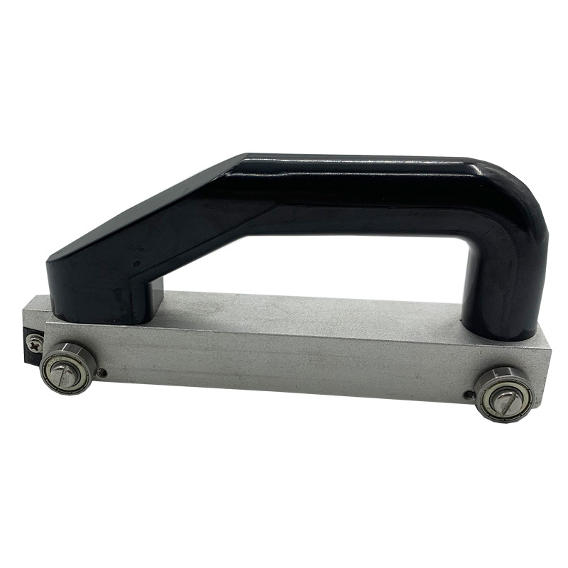 Sportvloer Pvc Kunststof Vloer Sleuf Constructie Gereedschap Aluminium Handmatige Geleidewiel Sleuf Machine 2-3Mm Breedte: Zilver