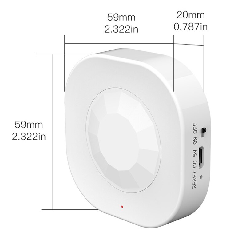 Smart PIR Motion WiFi Human Body Sensor Security Burglar Alarm APP Control Smart Home Intelligent System Remote Control