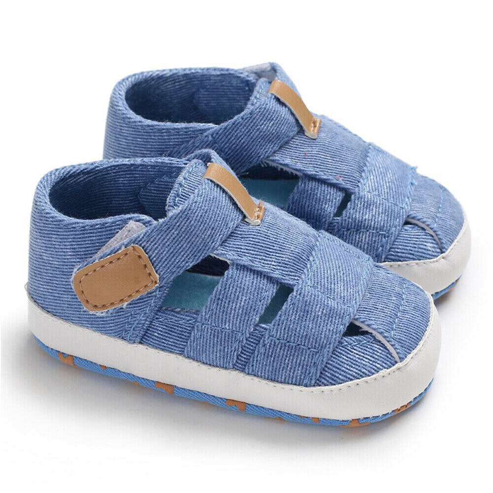 Småbarn pojke skor spädbarn bebis flickor pojkar rosett anti slip canvas andas barnvagn spjälsäng skor bekväm mjuk sula sneaker