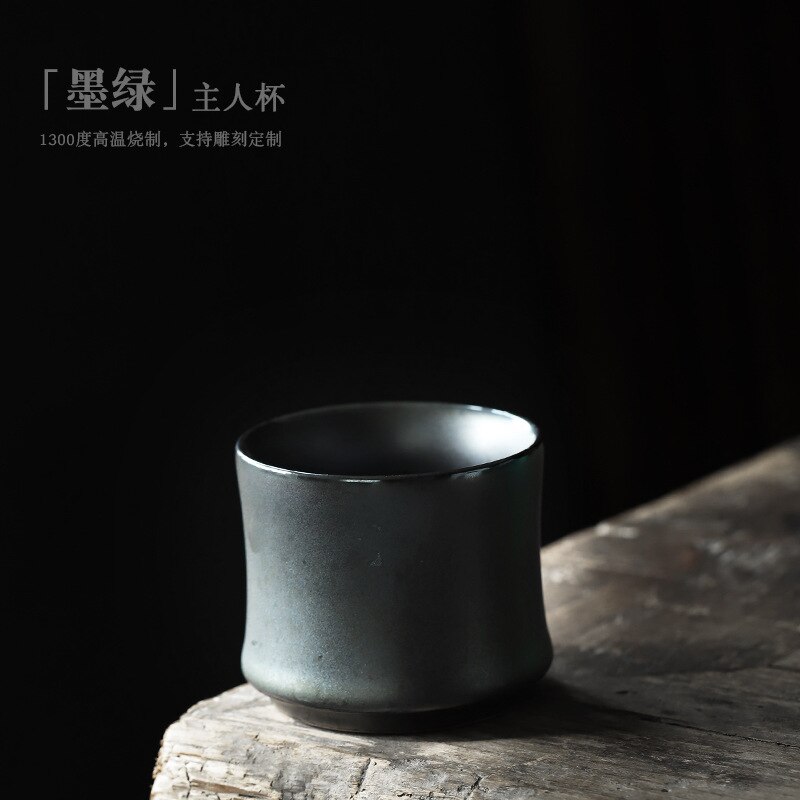 Taza de Café de Cerámica de cerámica gruesa de 150ml, taza de sopa original con esmalte de té, vasos de vidrio para whisky,