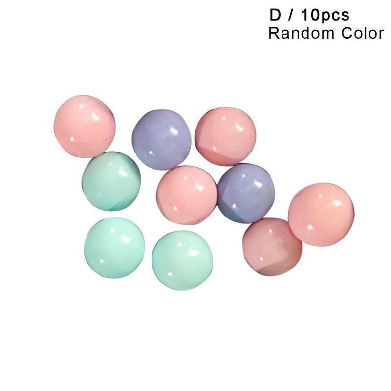 10pcs/lot Thickened Colorful Marine Ball Ocean Balls For Kids Swim Pit Toy Outdoor Fun Children's Playground Baby Ball Pool Toy: D