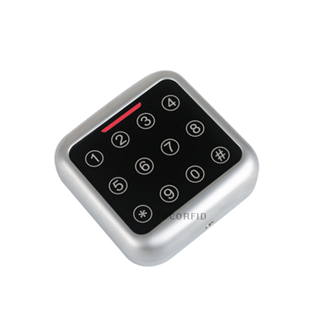 FC392 touch keypad Metal Case Keypad For 125KHZ EM RFID Proximity Card Standalone Access Control&amp; remote control Out&amp;In door