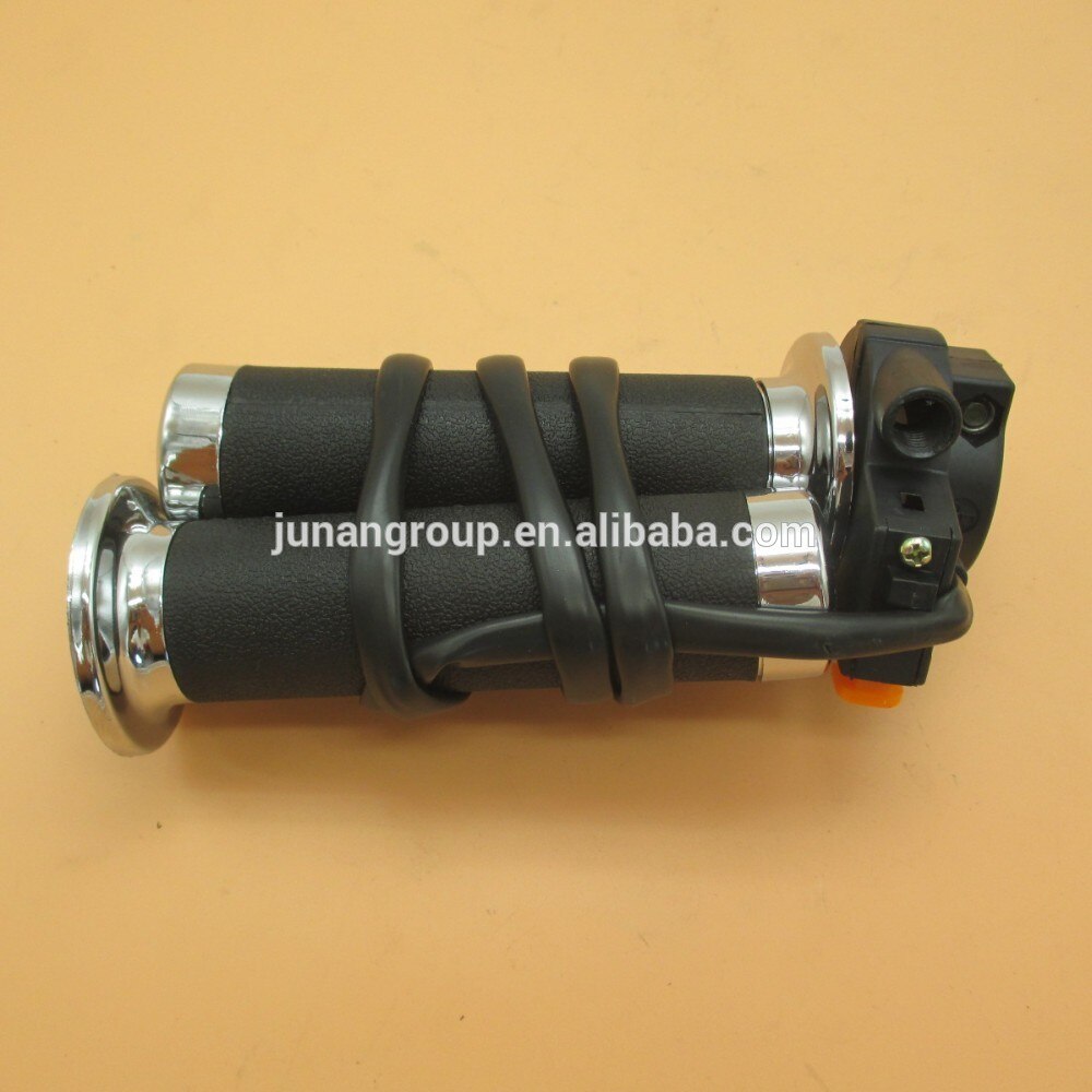 Empuñadura del manillar del Control del acelerador, interruptor Kill 49cc 66cc 80cc, manilla motorizada para bicicleta