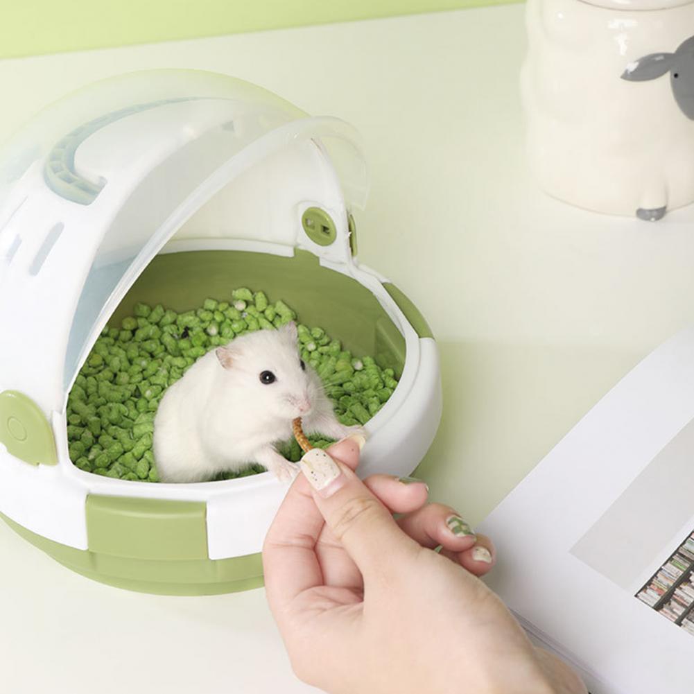 Creatieve Hamster Reizen Kooi Ruimtebesparend Warm Houden Universele Kleine Dieren Cavia Huis Reizen Kooi