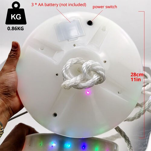 Swing Klimmen Touw Met Voet Houden Platforms,Disc Boom Schommel, en Opknoping Kit Met Boom Band Touw Swing, Wit: Default Title