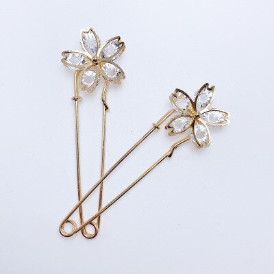 10 stuks kristallen strass broche jurk decoratie schattige gesp speld grote veiligheidsspeld kraag vrouwen sieraden voor kleding ornament: I
