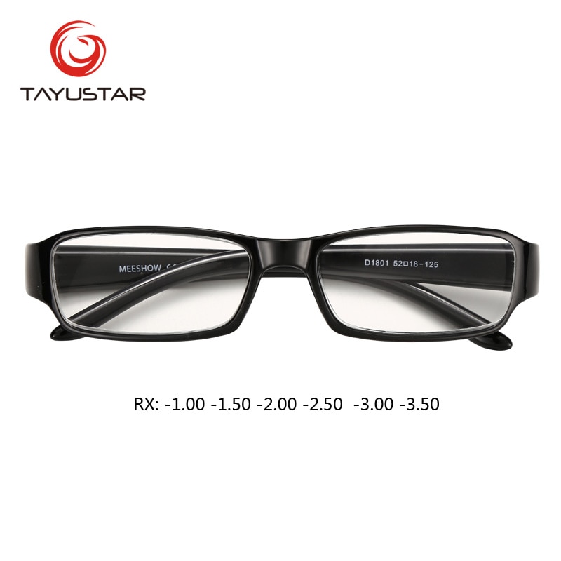 Brilleramme mænd kvinder optisk ramme retrobriller med diopter myopisk briller -1.0 -1.5 -2.0 -2.5 -30
