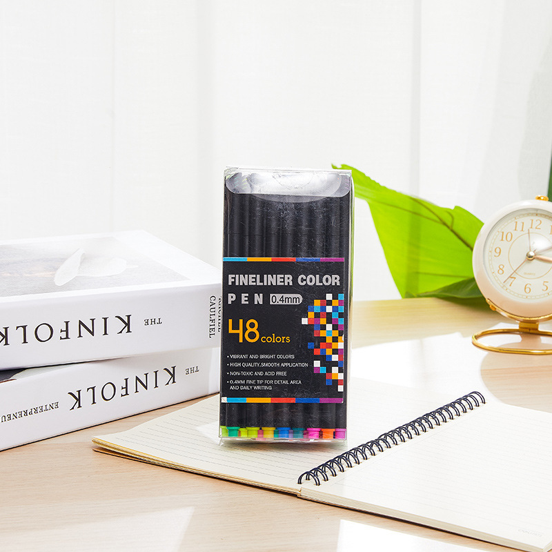 12-100 stücke Bunte Linie Zeichnung Stift Set Micro Spitze Fineliner Stift Zeichnung Malerei Skizze Feine Kunst Marker Büro schule Schreibwaren: Burgunderrot