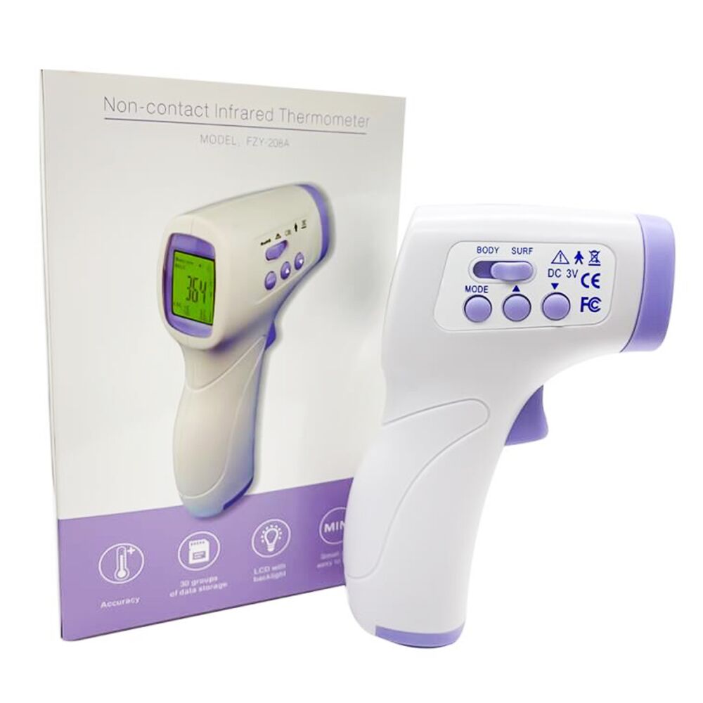 Digital Forehead Thermometer Infrared Non-contact Thermometer Body Gauge High Sensitivity Temperature for Baby with Fever Alarm