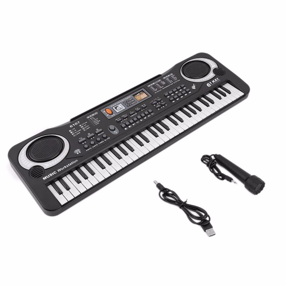 61 Keys Digital Music Electronic Keyboard Key Board Electric Piano Children