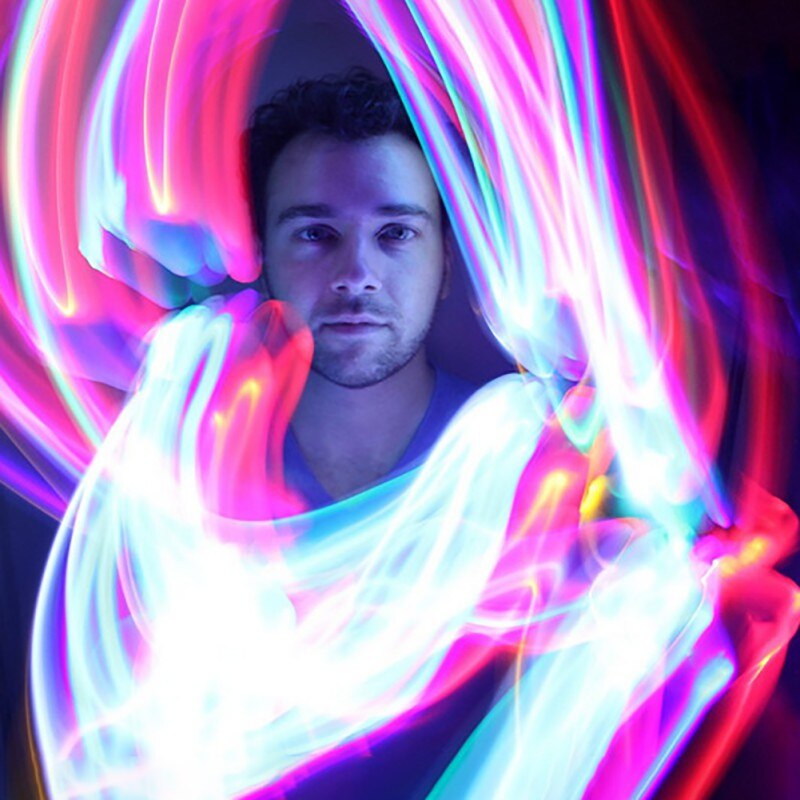 Dance Stage LED Light Flashing Gloves Flashing Finger Glow Mittens Xmas Dance Rave Party Fun Cycling Gloves Halloween