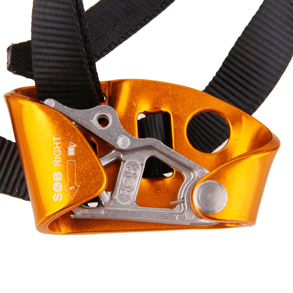 Professionelle Bergsteigen Abseilen Klettern Rechts Oder Links Fuß Ascenders Ausrüstung Outdoor Schutzhülle Zubehör