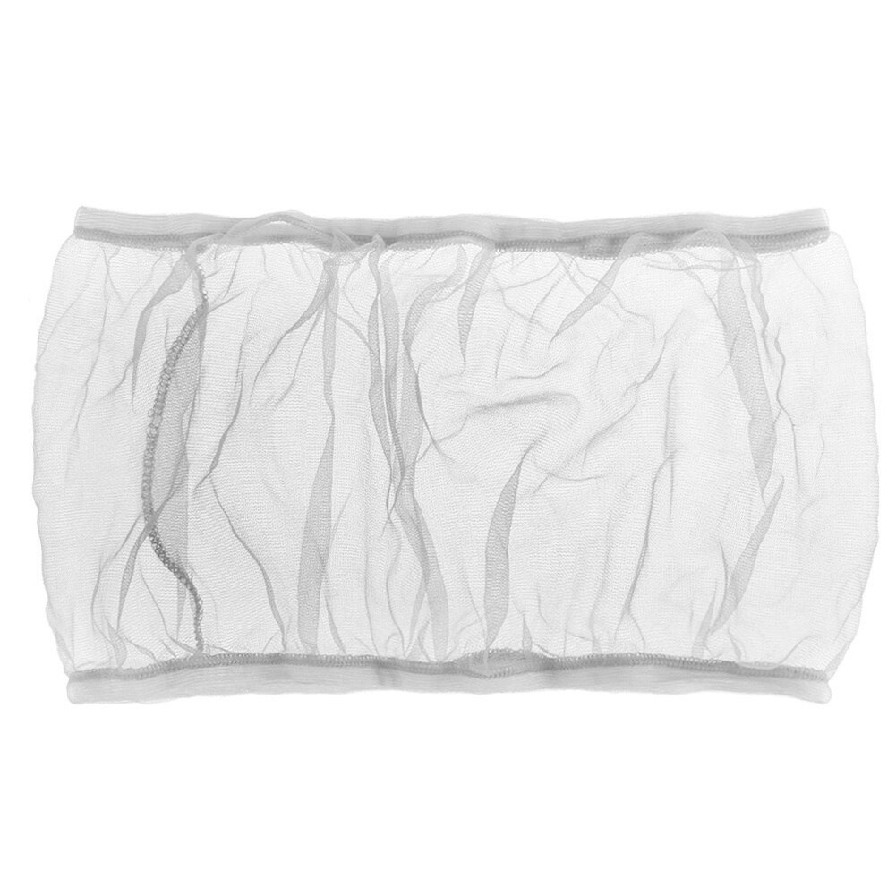 Nylon Mesh Bird Cage Cover Dust Proof Skirt Net Bird Cage Parrot Cage Net Easy Cleaning Seed Catcher Guard Pet Accessories: White / L