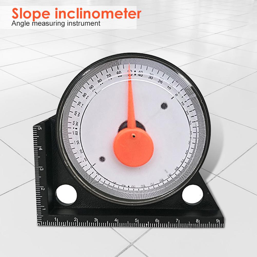 Slope Inclinometer Angle Finder Slope Protractor Tilt Level Meter Clinometer Gauge With Magnetic Base Measuring Gauging Tools