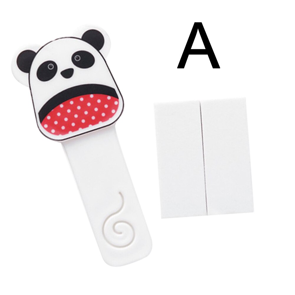 Mignon dessin animé toilette couverture dispositif de levage salle de bain couvercle poignée autocollant siège sanitaire accessoires J2Y: a