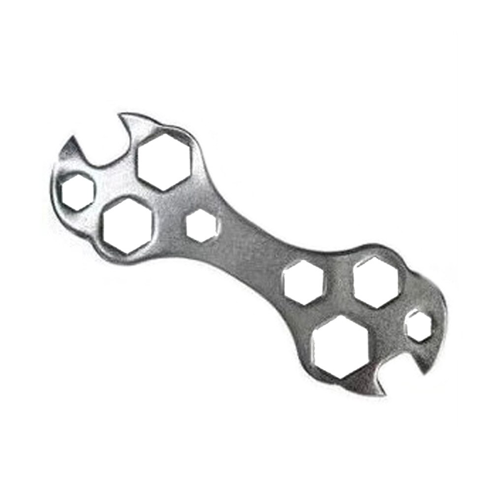 Multitool Portable Wrench 8-15mm Hex Wrench Spanner Bicycle Repair Hand Tools Spanner Universal Key Nut Wrench Accessories#50: Default Title
