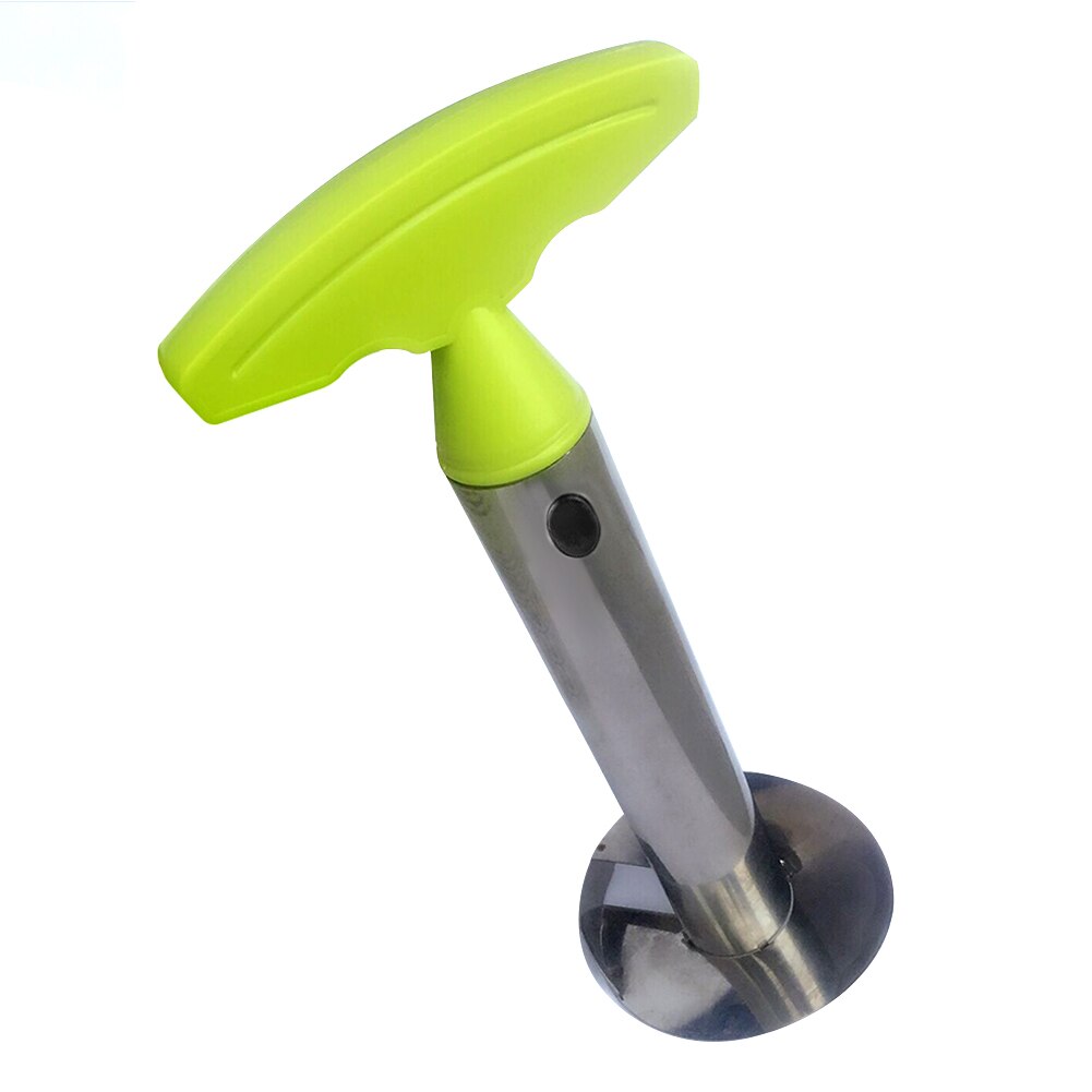 Stainless Steel Kitchen Tools Multifunctional Modern DIY Easy Grip Home Handheld Non Toxic Fruits Pineapple Peeler: green