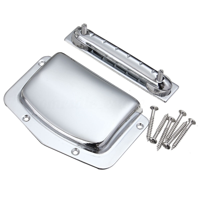 -Set Fixed Adjustable Bridge Tailpiece For Teisco Harmony Kay Guitar