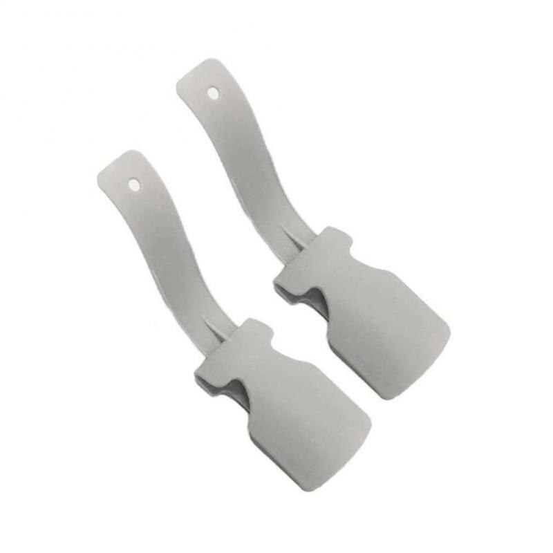 2PCS Shoe Lifter Unisex Shoehorn Is Easy To Put On And Take Off The Shoes Strong Non-slip Auxiliary Tool Shoe Corner Lifter: 2Pcs Gray