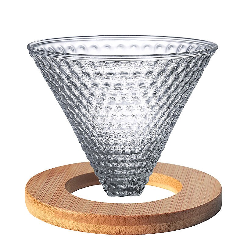 V60 hæld karaffel dryp kaffekande 500ml glas rækkevidde te maker kaffe kedel brygger barista percolator klart filter