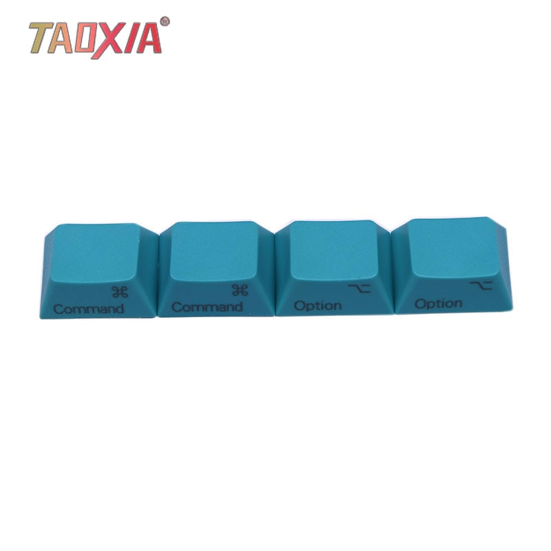 Novo para mac adicionado comando chave tampa opção teclado fábrica altura atalho pbt chaves para a frente-gravura lado-gravura tampa de teclado