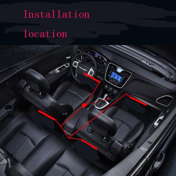 Lampe d'ambiance 2 en 1 pour Peugeot LED, lampe de décoration, pieds de voiture, 9 206, 207, 208, 301, 307, 308, 407, , 3008, 4008