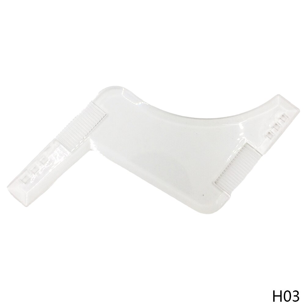 Double-side Beard Shaping Styling Template Beard Comb Men Shaving Tools ABS Comb for Hair Beard Trim Template Combs