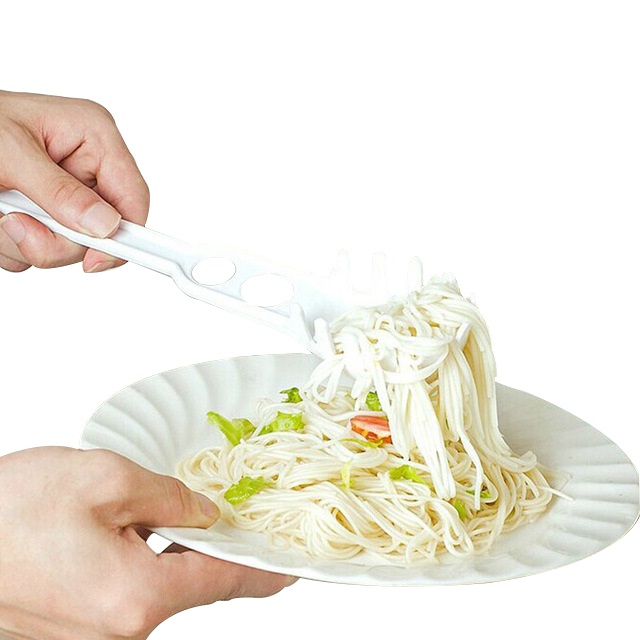 1 ST Goede Grips Keuken Spaghetti Server Pasta Vork Plastic Noodle Pasta Lepel
