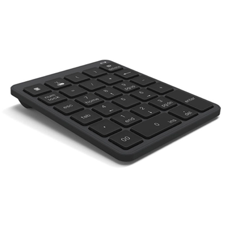 Numeriek Toetsenbord Keyboard 2.4G Draadloze Portable Bluetooth Plastic Case Aaa Batterij Voor Android Windows Laptop Telefoon Tablet: Gray Bluetooth