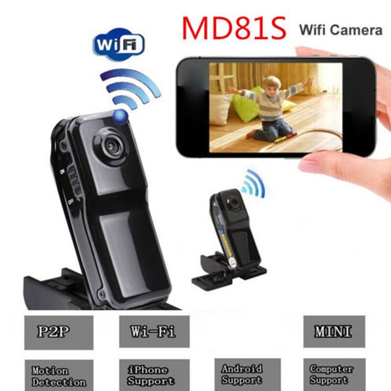 MD81 MD81S IP Mini Camera Wifi HD 720 P Draadloze Video Recorder DV DVR Camcorder Surveillance Beveiliging Micro Cam Motion detectie