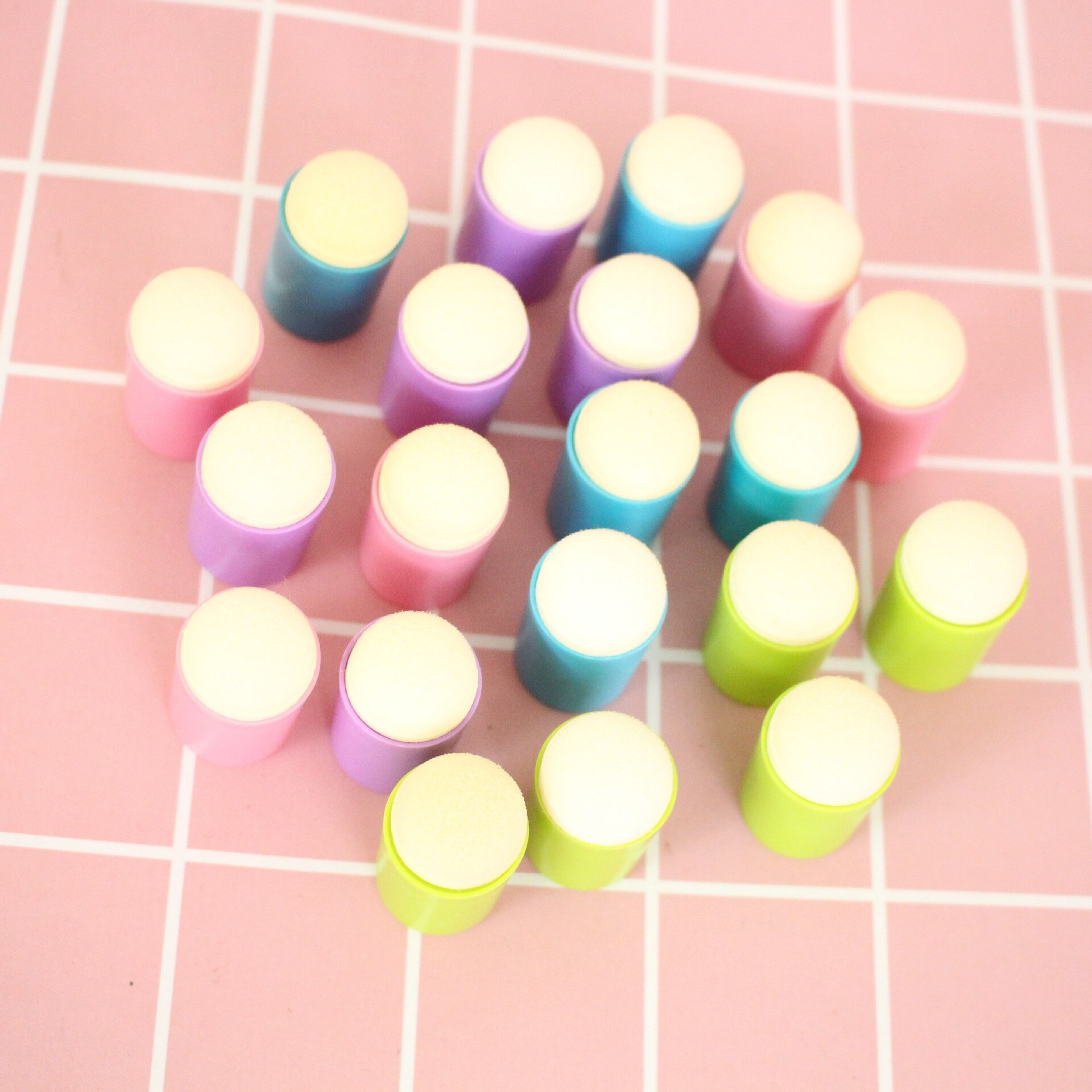 5 sztuk/zestaw obraz rzemiosło zestaw farba rysunek gąbka pianka palec kreda tusz stosowanie kreda pismo odręczne barwienia gąbka narzędzia artystyczne