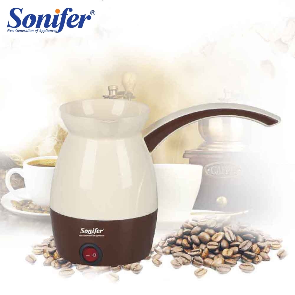 0.5L Mini Coffee Machine Turkey Coffee Maker 800W Electrical Coffee Pot Boiled Milk Coffee Kettle for 220V Sonifer