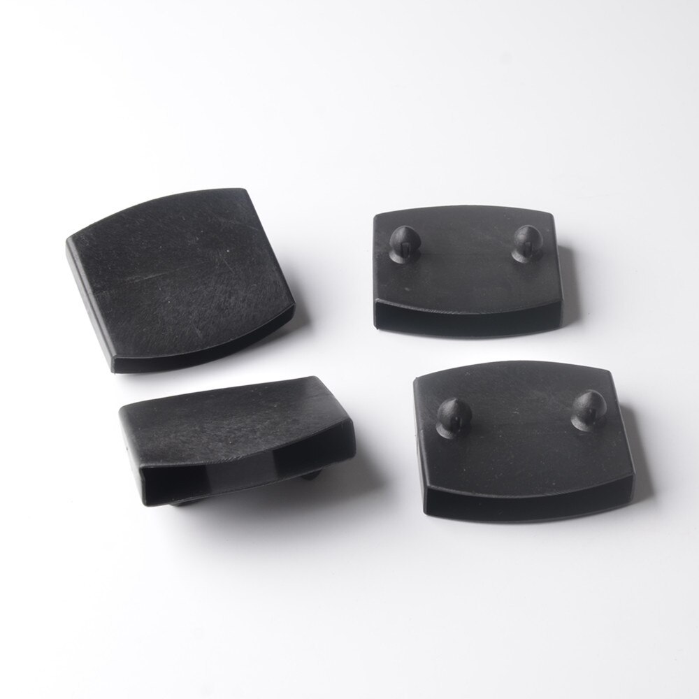 60PCS Black Plastic Square Replacement Sofa Bed Slat Centre End Caps Holders Inner Rubber Sleeve Size 9mmx53mm 9mmx55mm 9mmx62mm